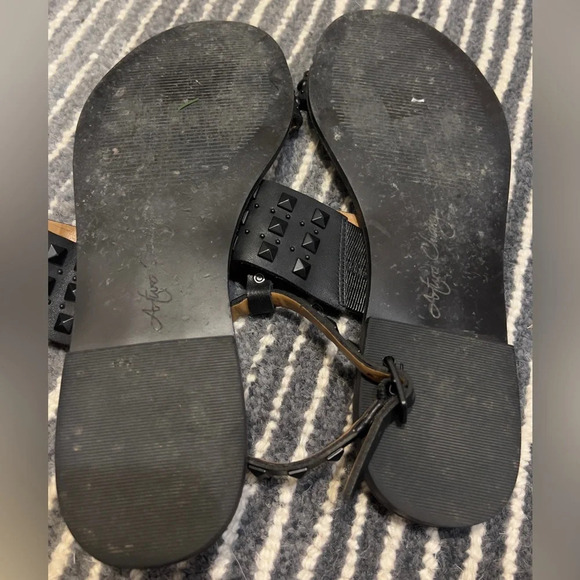 Arturo Chiang Black flats sandals, size 7 M - Picture 8 of 10